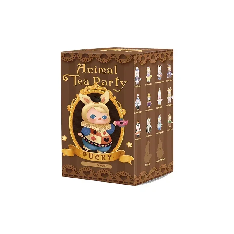 POP MART PUCKY Animal Tea Party Series Blind Box - Surprise Anime Figure Cute Gift Model Ornament Blind Box Toys image 3