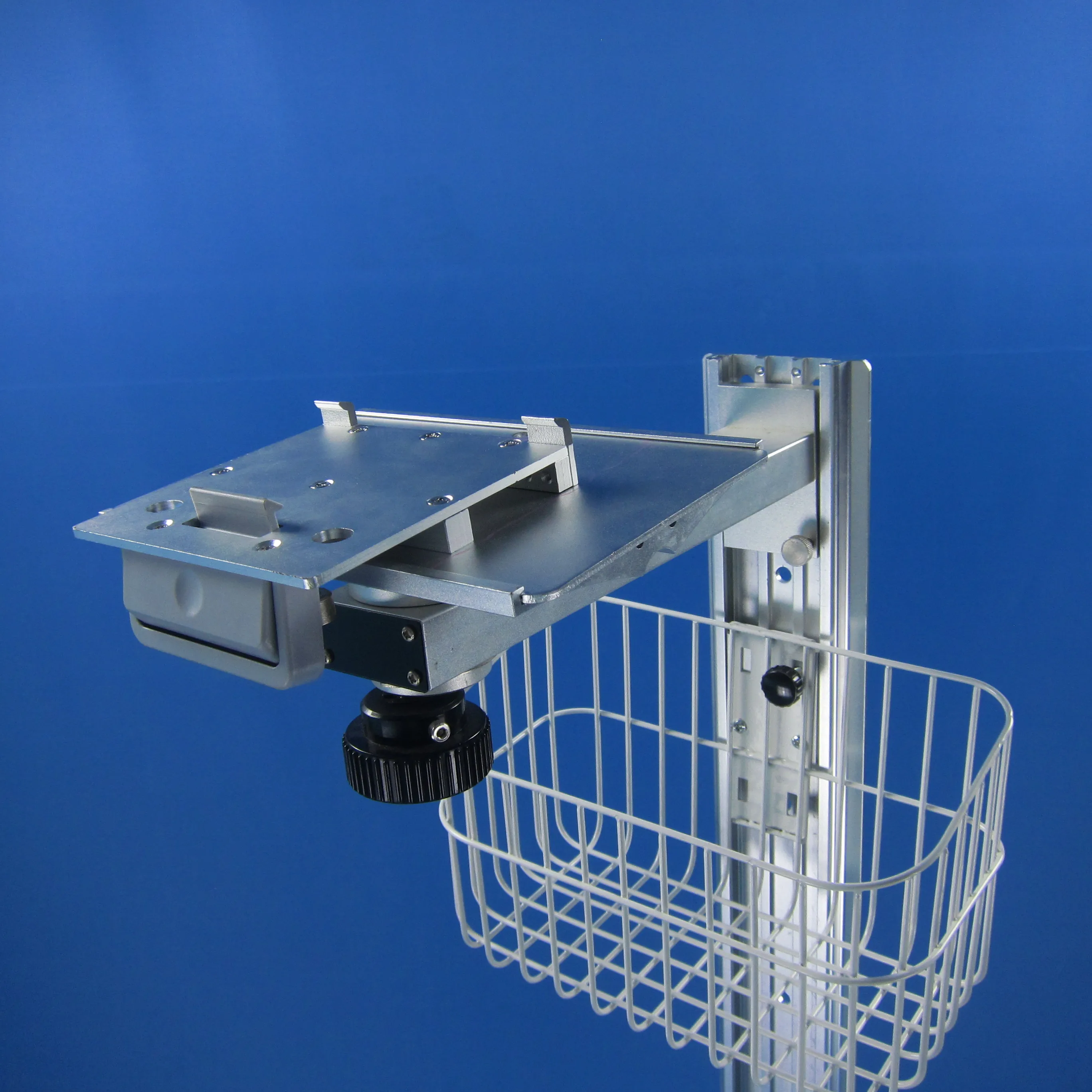 Wall Mounting Plug in Plate Wall Mounted Stand Bracketed for mindray*s Patient Monitor with Square Basket