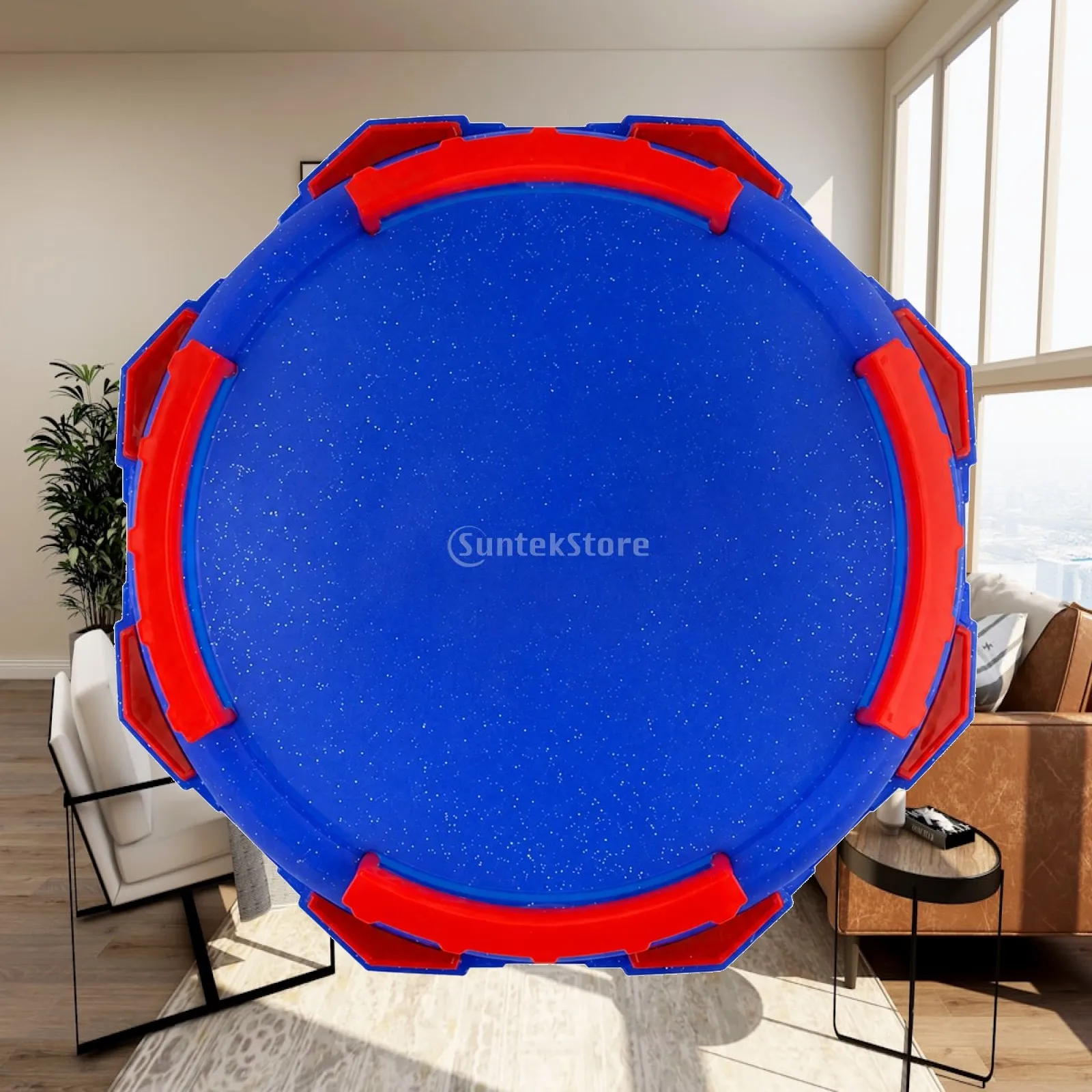 Hand Thrown Top Battle Circle Toy for Children Plastic Ring Game Arena Portable Competition Stage for Fun