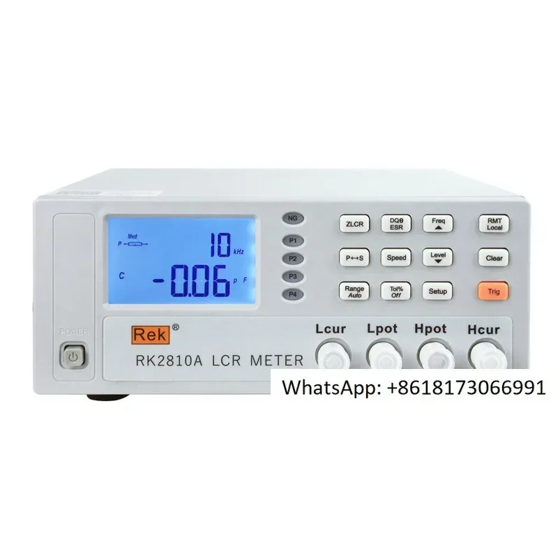 Meiruike RK2810A Digital Bridge LCR Bridge Measuring Instrument 100HZ-10K HZ Capacitor Inductance 100 Ω