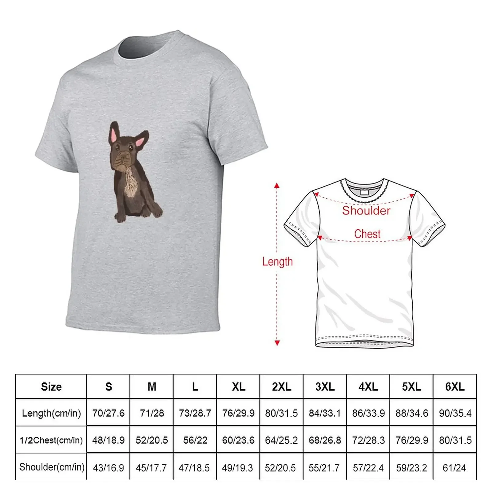 French Bulldog T-Shirt T-shirt for a boy sweat shirts t shirts for men cotton Anime Graphic T-shirts for Men Clothing Women Tees