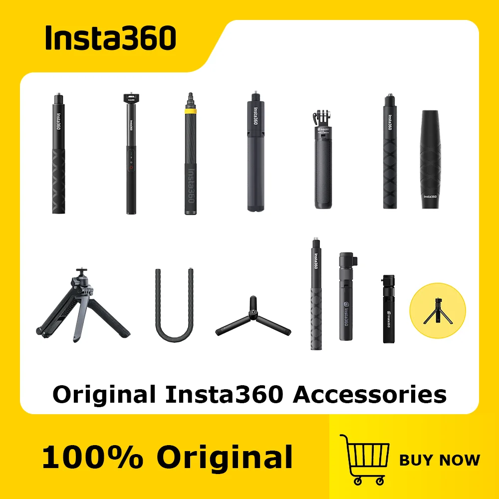 

Official & Original Insta360 Selfie Stick - Action Camera Accessories