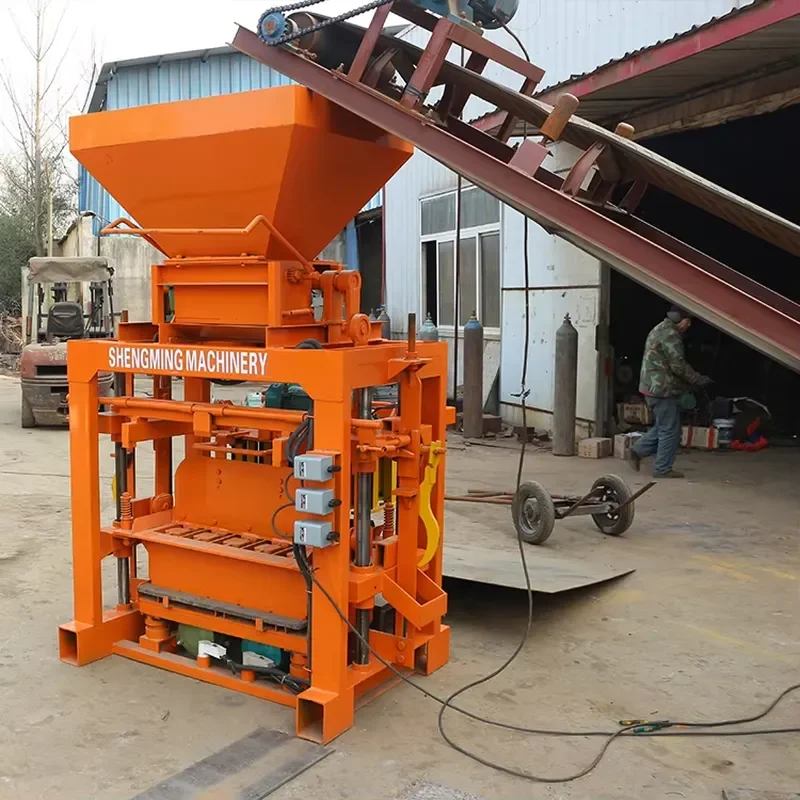 Semi Automatic Fly Ash Brick Making Machine Concrete in India Price