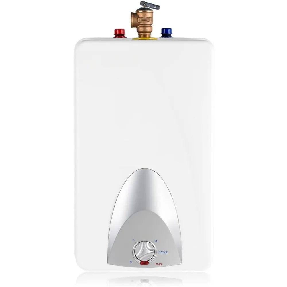 Mini Tank Electric Water Heater Point of Use No Wait for Hot Water Under Kitchen Sink 120V 1440W, Wall or Floor Mounted