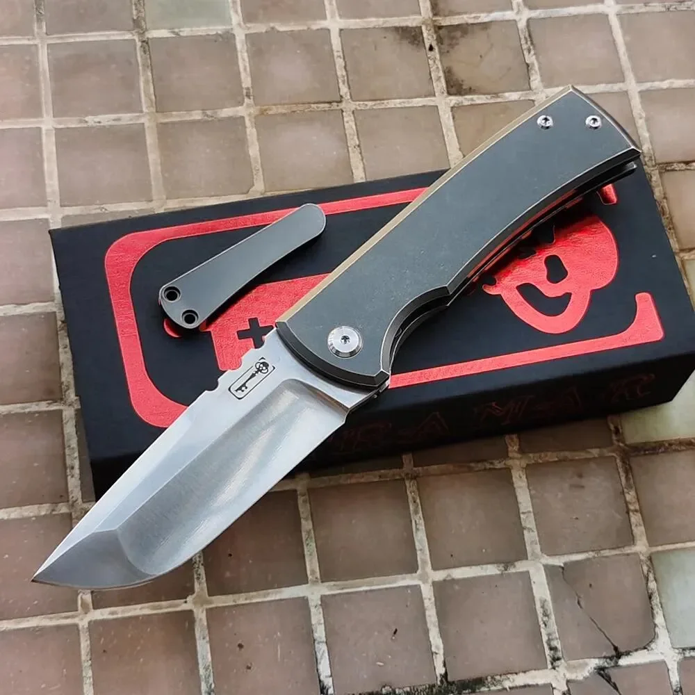 JUFULE Real Chaves Ultramar Redencion Street Folding Knife 229 Ceramic Bearing Survival EDC Tool Camp Hunt Outdoor Knives