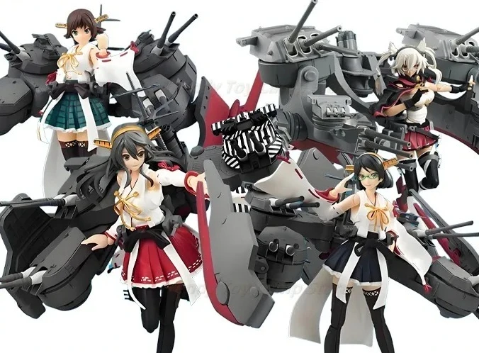 Oryginalna figurka anime Bandai ARMOR GIRLS PROJECT Ship Girl Bi Rui, model kolekcjonerski, ozdoby, prezenty dla chłopców
