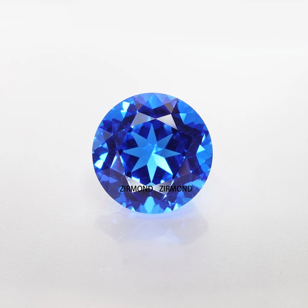 

Sparkling Round Shape Lab Grown Cobalt Blue Spinel Fairy Blue Color Loose Gemstone for Engagement Ring Setting with AGL Report