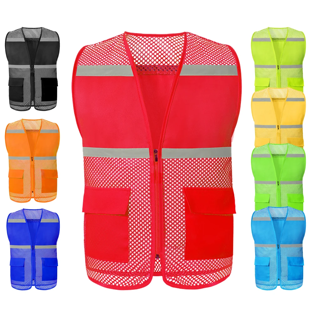 

Летний жилет из тонкой сетки, уличный жилет без рукавов большого размера с несколькими карманами, повседневная рабочая одежда, жилеты для кемпинга и рыбалки