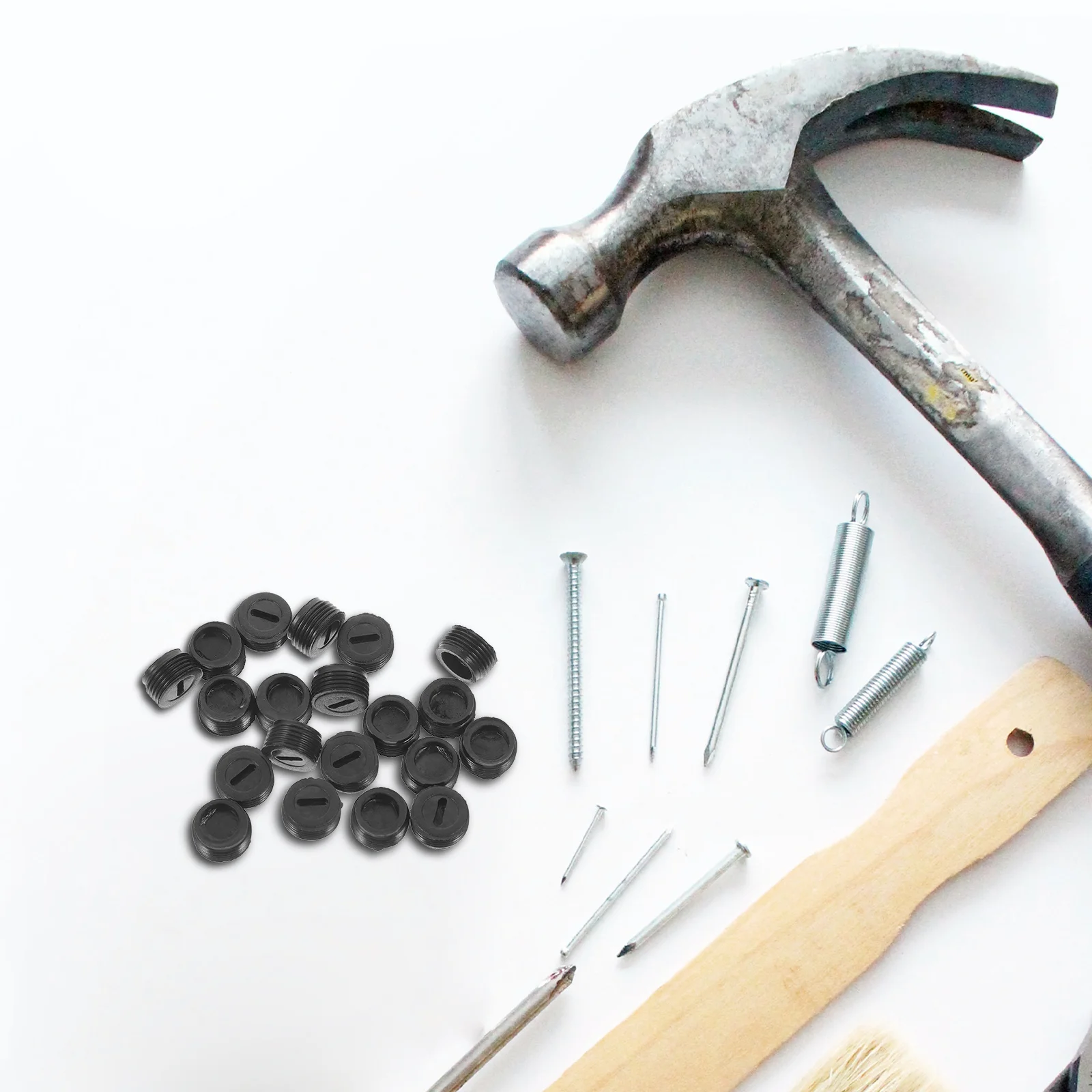 

10Pairs Carbon Brush Cover Compatible Electric Motor Brush Cap for Polisher Cutting Machine Drill Angle Grinder Accessory