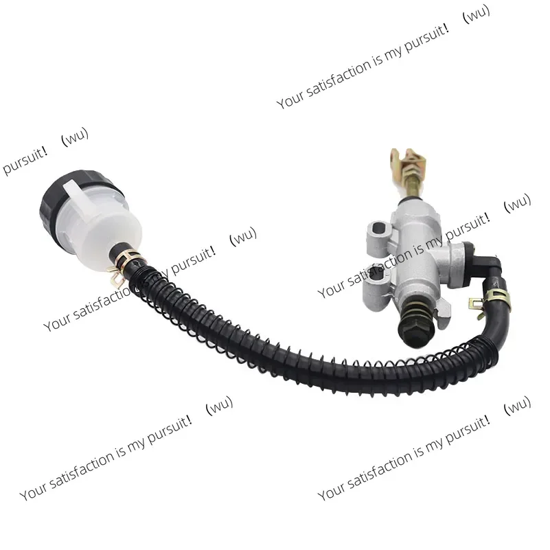 Bomba de cilindro maestro de freno de pie trasero plateado Quad ATV hidráulica con dep senso para bicicletas حفرة الترابية دراجة نارية