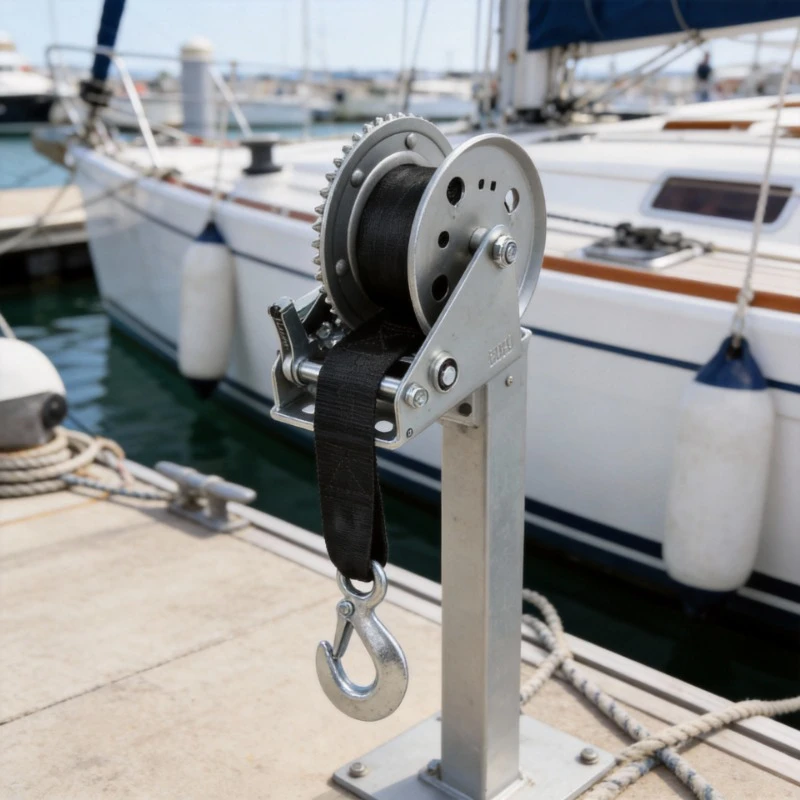 1200lbs 2500lbs Tug Inlet Winch Hoist Hand Tractor Yacht Motorcycle Electric Winch for Various Applications