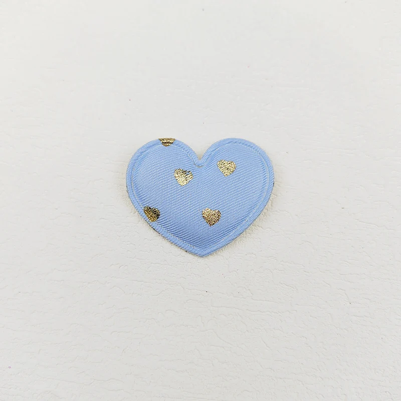 60 Stück Goldene Polka-Dot-Herz-Applikationen für Kinder-Haarbänder, Haarspangen, Schuhe, Hüte, Dekorationsaufnäher – Detail 13