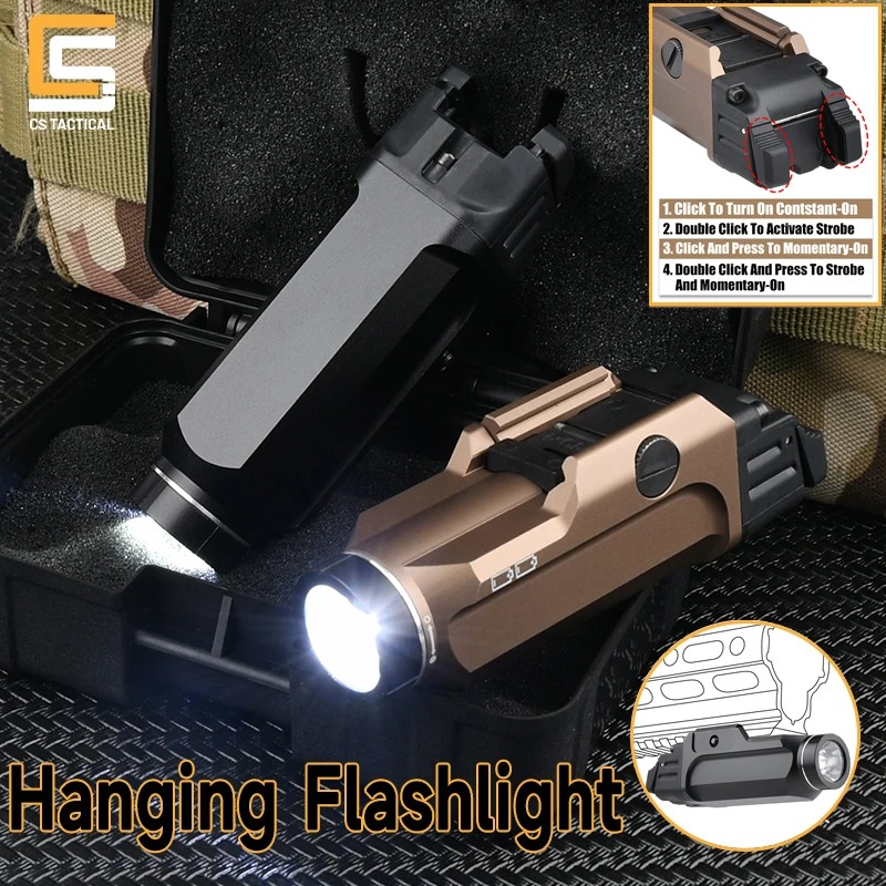 

Тактический фонарь WADSN TL 9, мощный охотничий фонарь, металлический фонарь для пистолета, страйкбольная игрушечная лампа M300 для CS Wargame