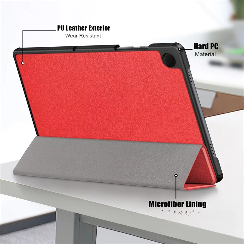 Tri-Fold Case for Samsung Tab A11 Plus 11 Inch with Auto Wake Sleep Shockproof Cover