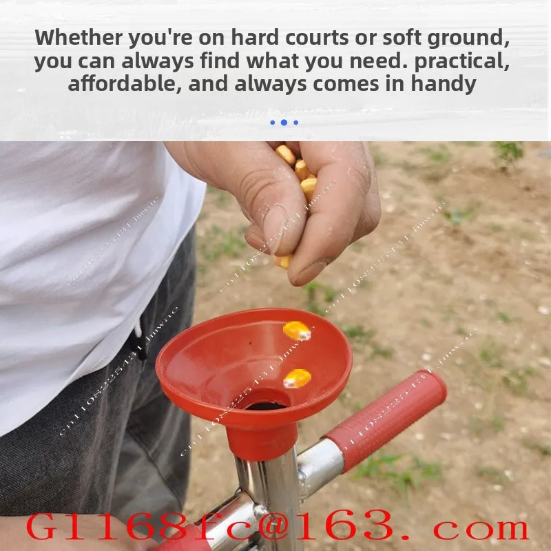 Manual Granular Fertilizer Applicator  for Farm Corn Cane Plants Garden with Backpack Bag
