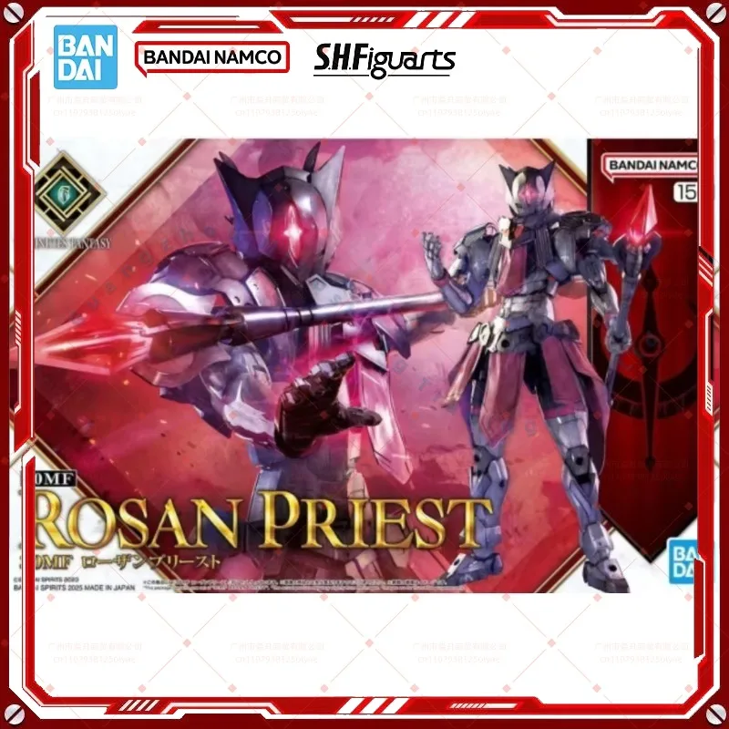 

Original box Bandai SHF IN shock 30 MINUTES FANTASY ROSAN PRIEST Finished Model kit Anime full Action Toy Gifts for kids sets