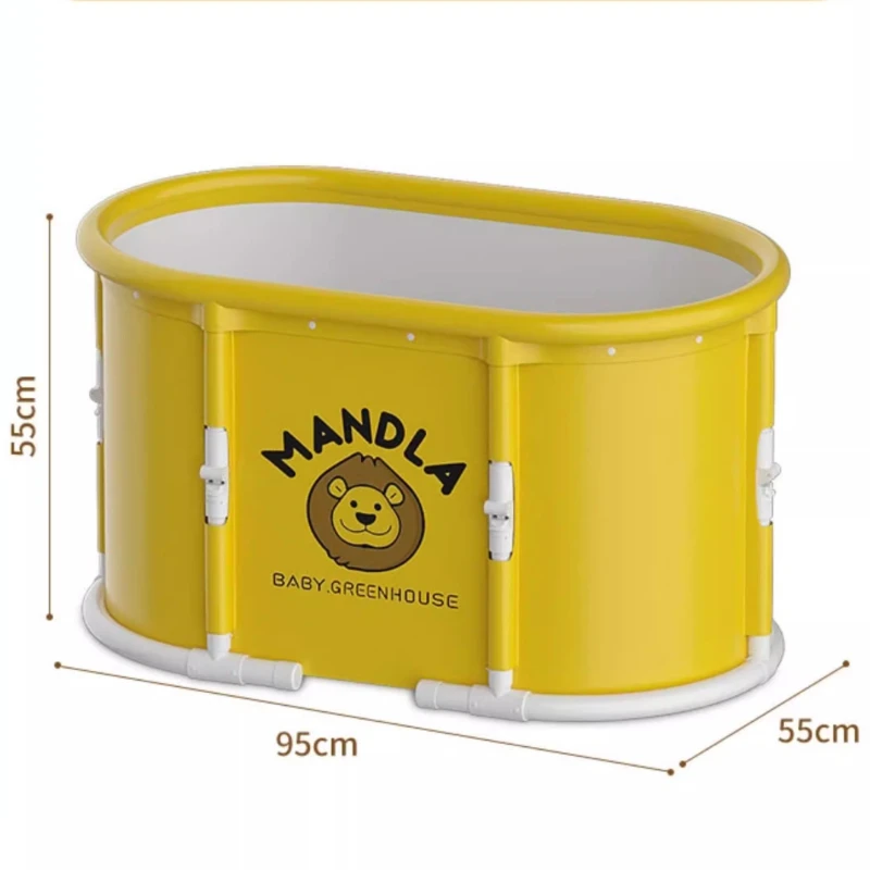 Sit Adults Foldable Bathtub Cold Home Hot Ground Foldable Bathtub Cute Foot Vasca Da Bagno Pieghevole Japanese Soaking Tub