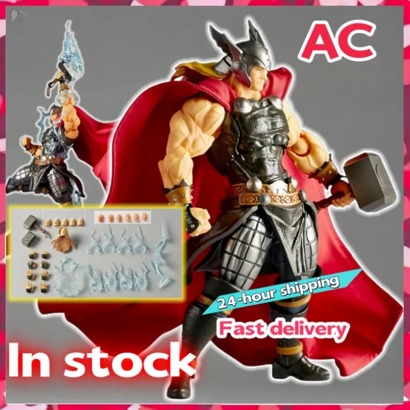 

In stock New AC Toys Thor The First Batch Thor Kaiyodo Amazing Yamaguchi Revoltech Thor Anime Action Figure Action Figures Toys