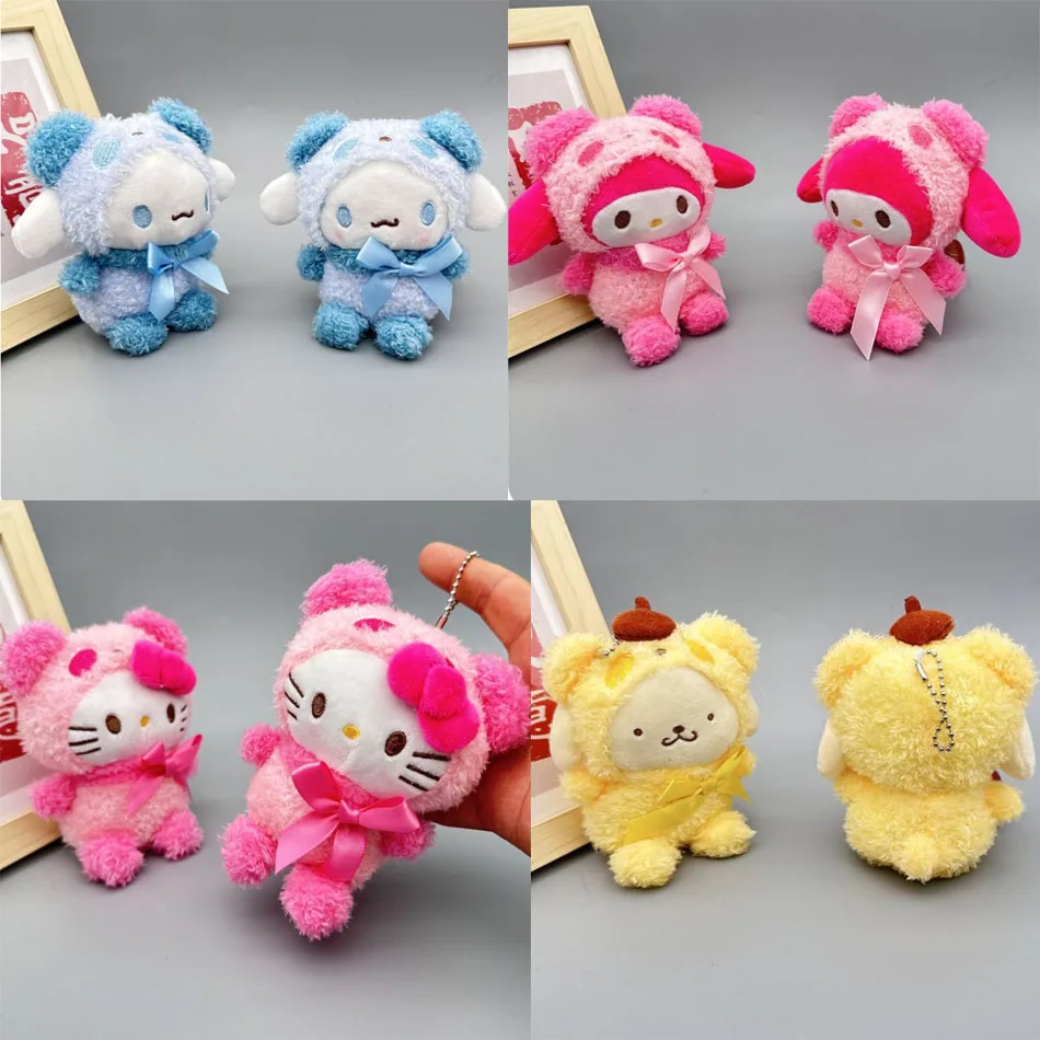 

Kawaii Sanrio 25CM Plush Dolls Kuromi Hello Kitty Melody Cinnamoroll Plush Soft Stuffed Animals Dolls Plushie Pillow Xmas Gifts