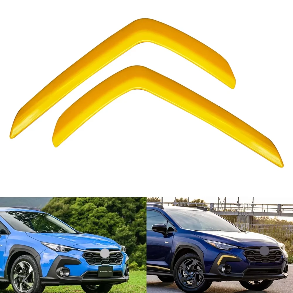 Für Subaru Crosstrek 2023 2024 2025 Frontgrill-Aufkleber Nebelscheinwerfer-Abdeckung Fensterlamellen-Jalousie Außen-Dekorationszubehör – Detail 3