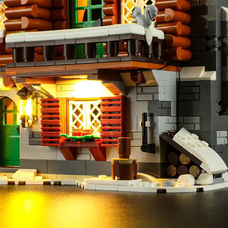 DIY LED Light Kit For LEGO 10325 Winter Alpine Lodge (Only LED Light,Without Blocks Model)