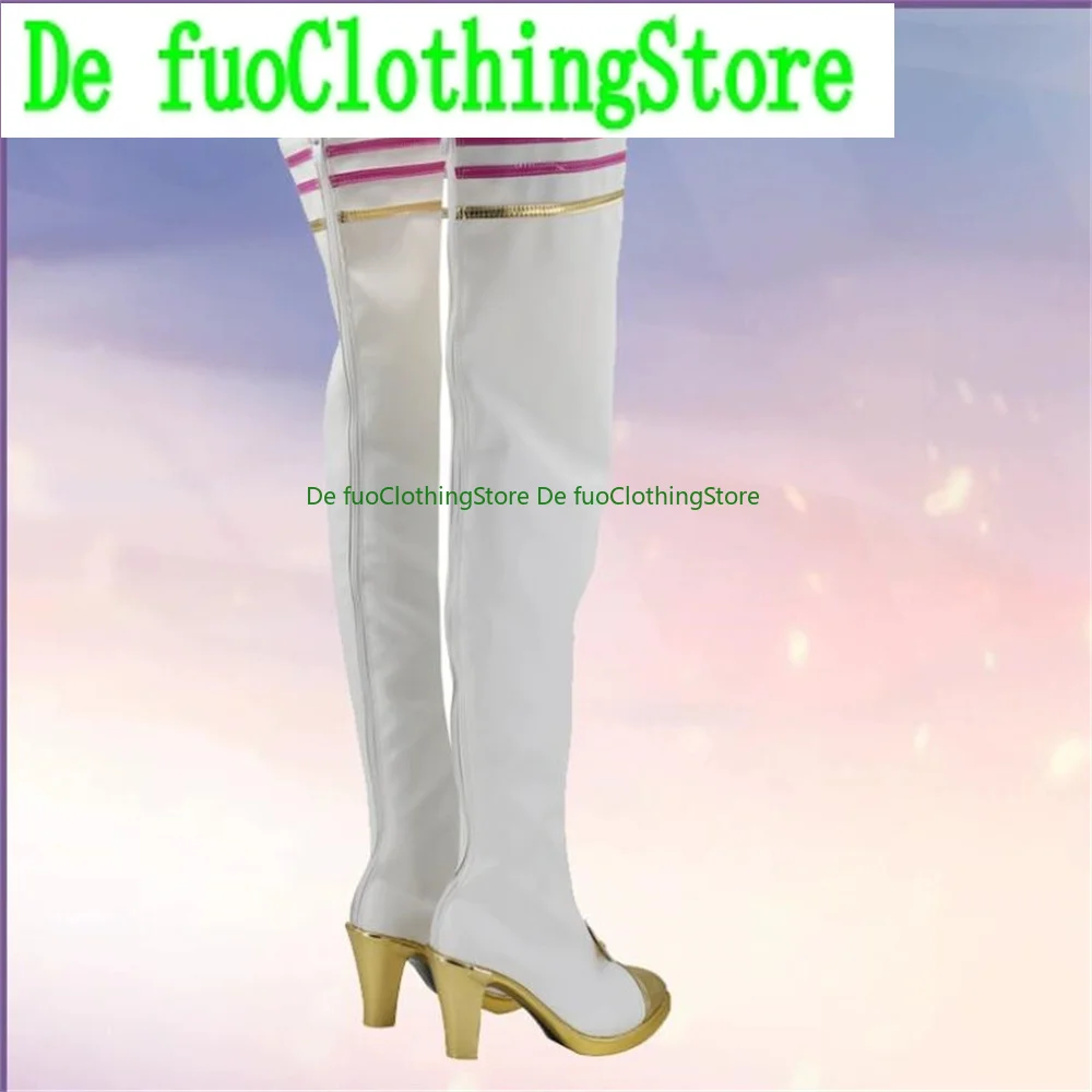 Koyanskaya of light Fate Grand FGO أحذية كوسبلاي أحذية لعبة أنيمي الهالوين عيد الميلاد Defu متجر أحذية الملابس #4