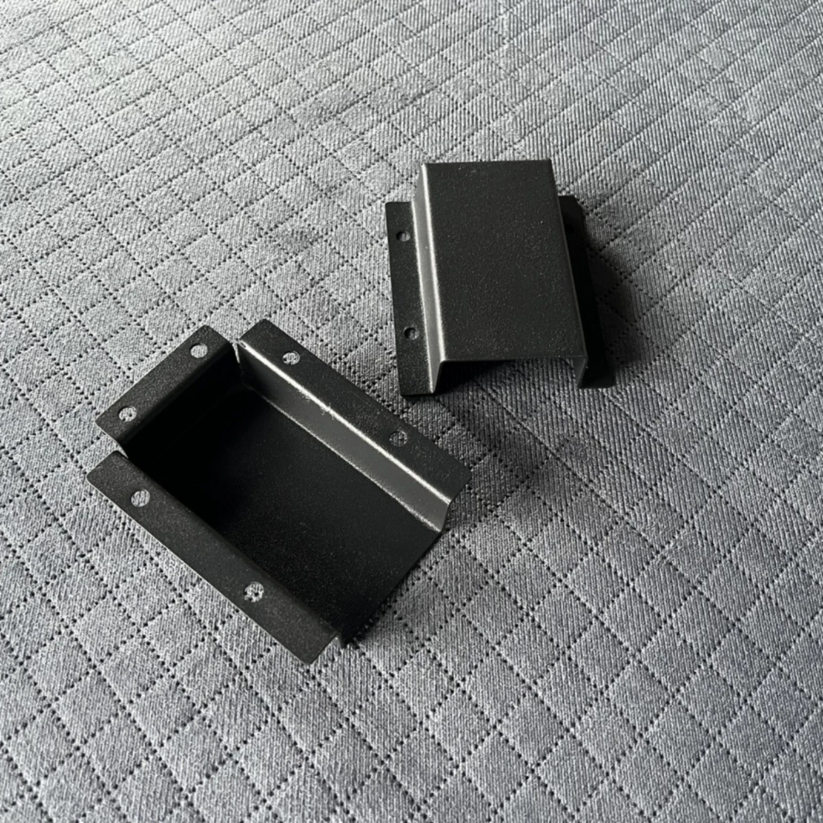 Metal Protective Cover Rugged Rectangular Hard-Shell Enclosure Connector Guard Compact for Campers, Trailers, Caravans