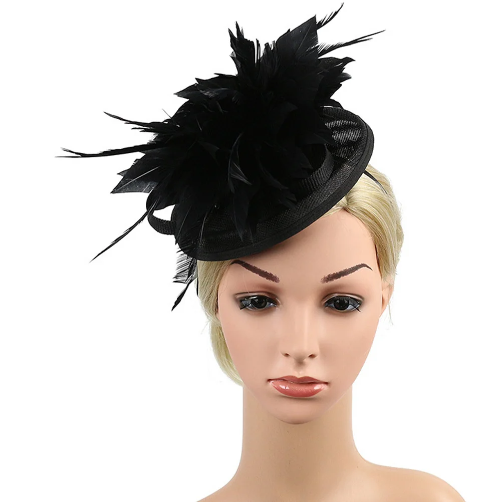 Hats Barrette Hair Fascinators for Women Prom European and American Tea Party Black Women's Child