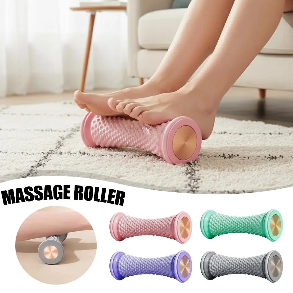 Fußmassagerolle zur Linderung von Plantarfasziitis - Tragbare Yoga- und Fitness-Muskelentspannungsrolle, Lindert Schmerzende Füße – Detail 6