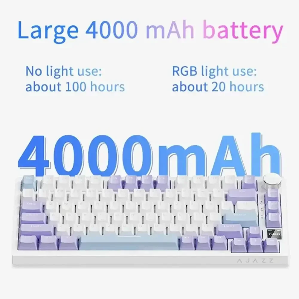 

New AK820 Gaming Keyboard 82-Key Silent Wired Keyboard RGB Backlit Mechanical Keys Office Keyboard Game