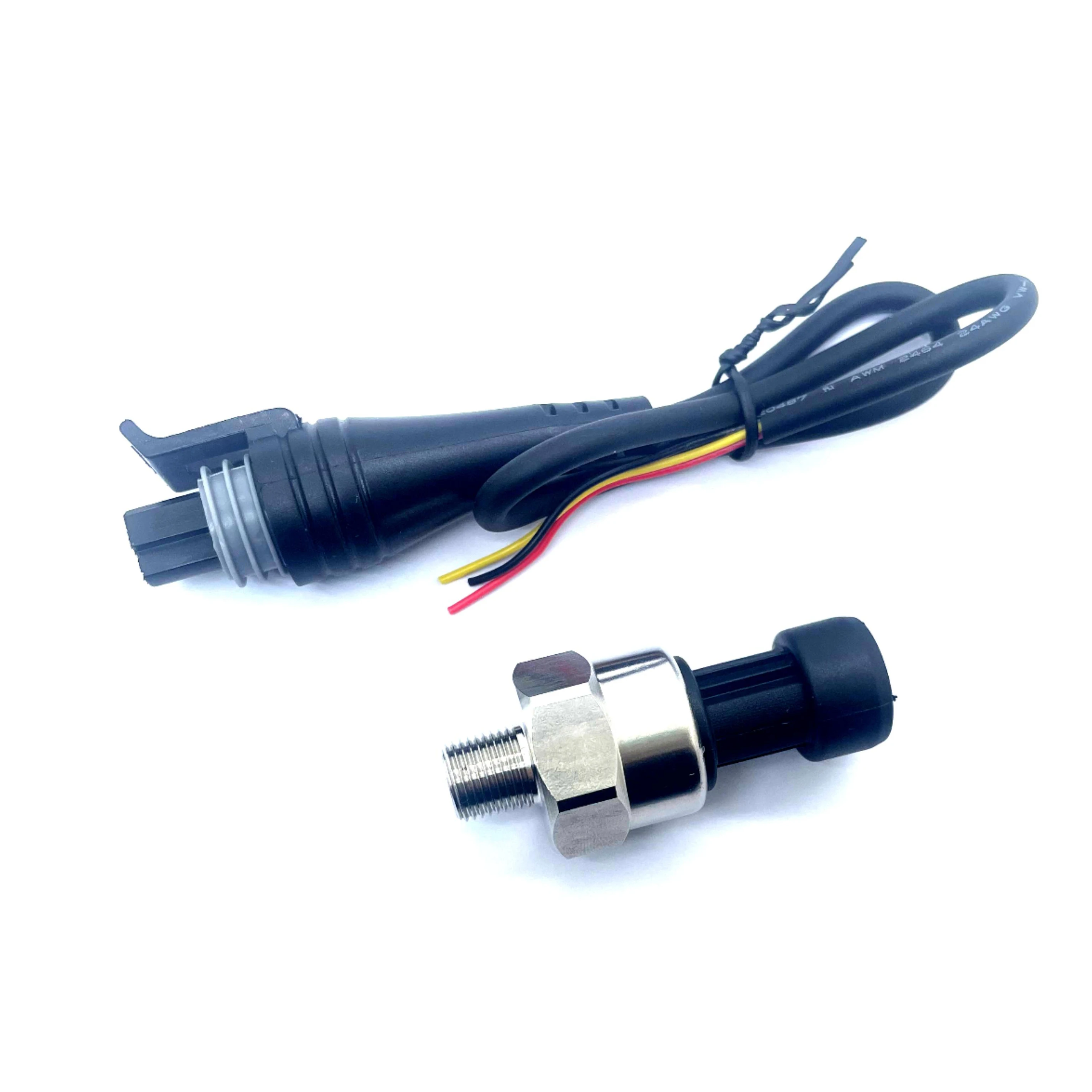pressure sensor transducer transmitter for water oil fuel  air DC 5V 1/8NPT ceramic sensor stainless steel -14.5-300psi optional