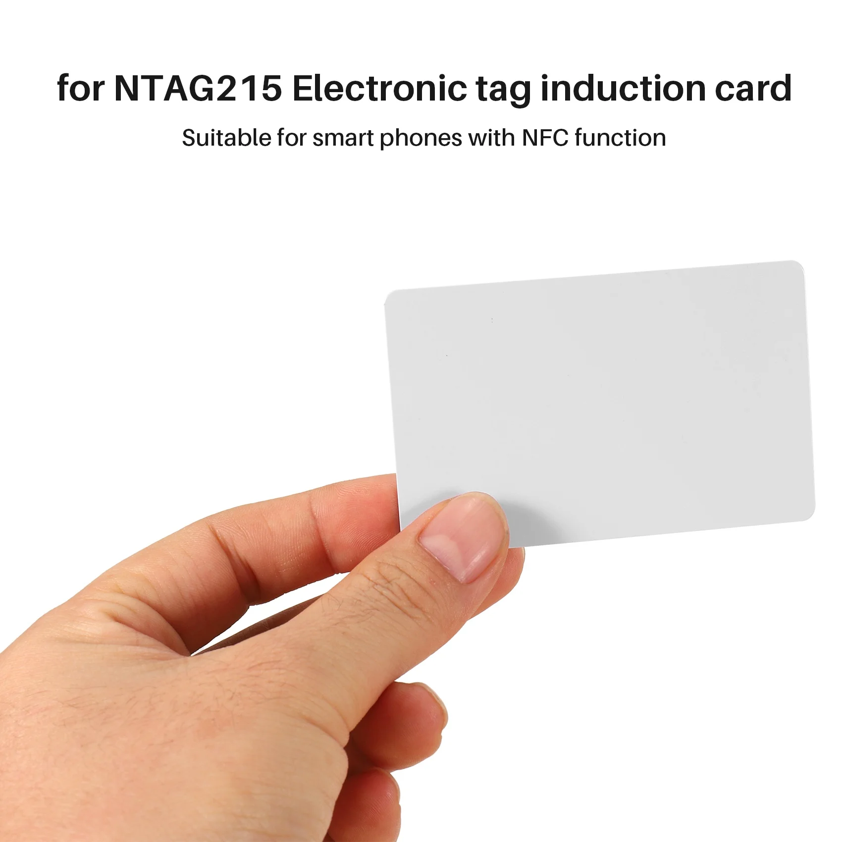 20Pcs NFC Cards White Blank for NTAG215 PVC Tags Waterpoof 504Bytes Chip Sticker