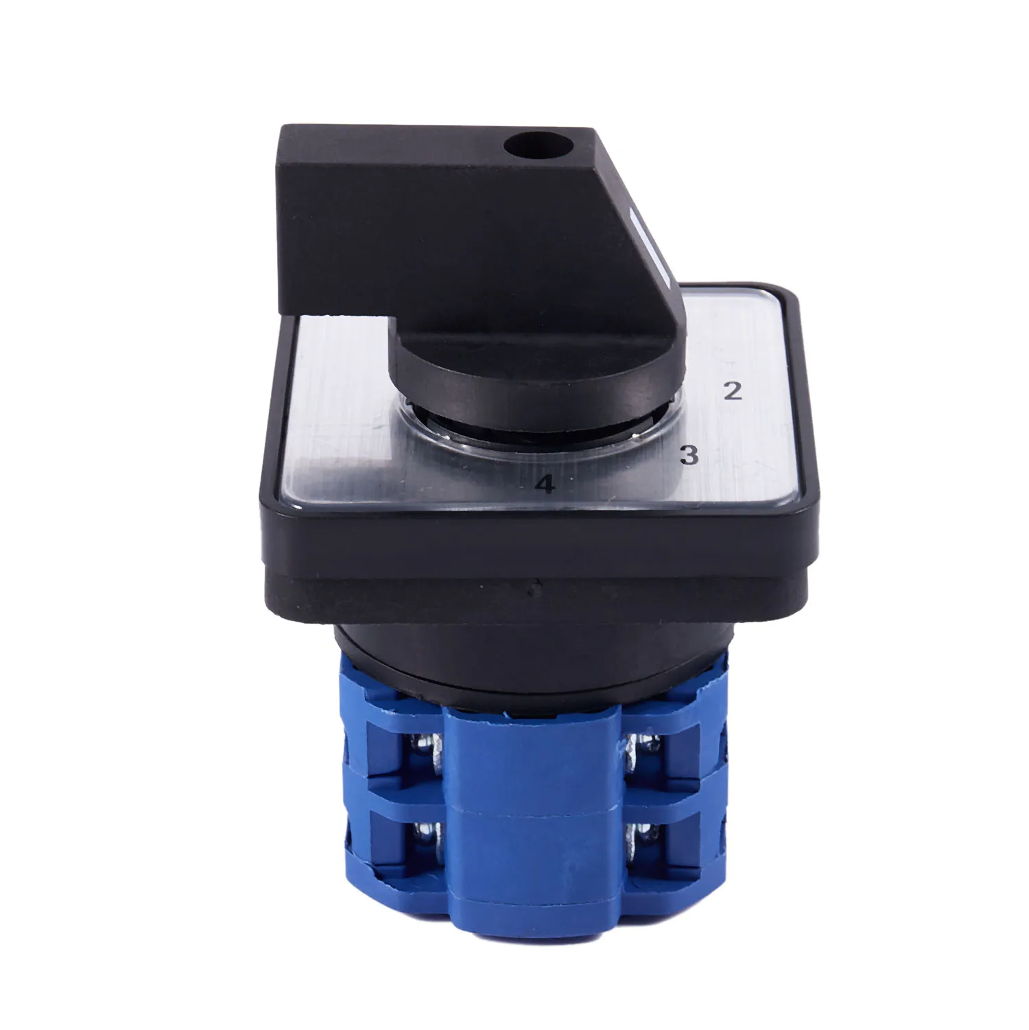 8 Terminals 5 Posities Master Control Roterende Nokkenschakelaar 20a Zwart + Blauw