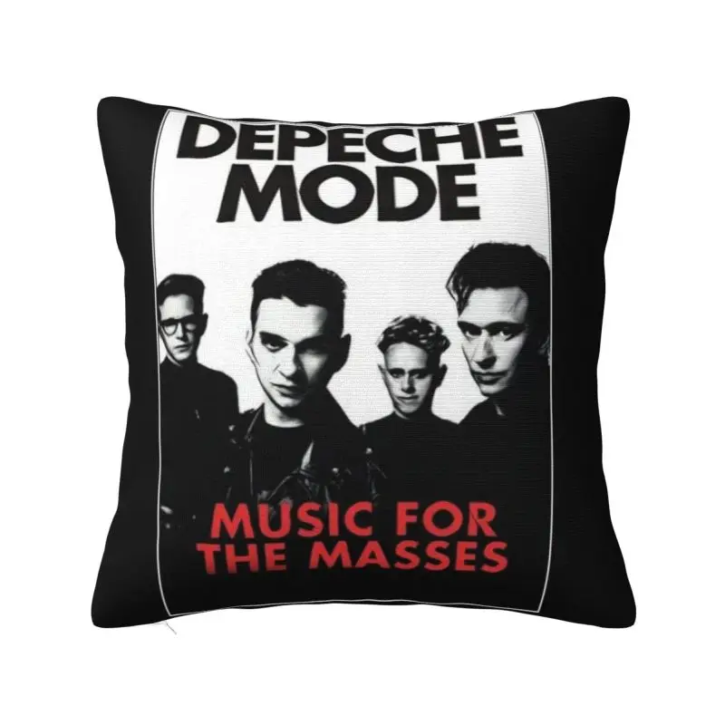 Custom Depeches Cool Mode Cushion Covers Sofa Home Decor Music Square Pillow Cover