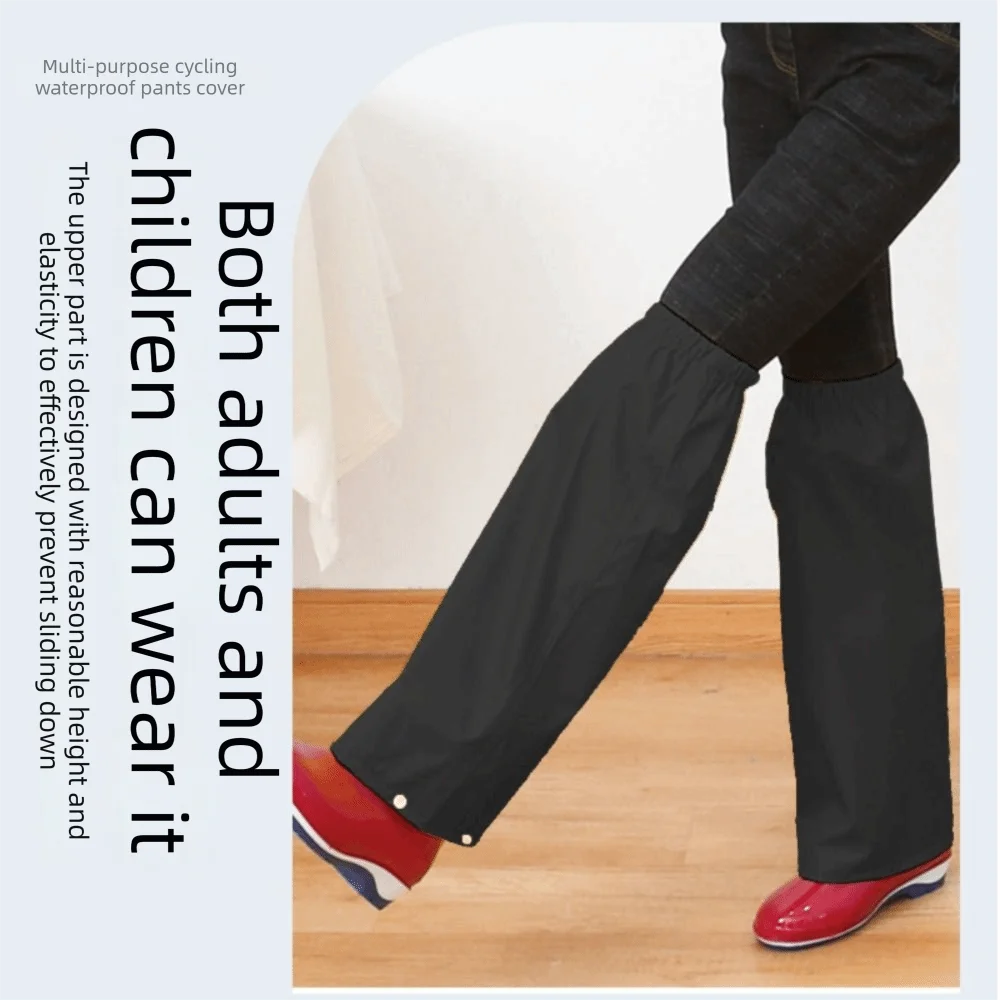 Obrázek 3: Vodotěsný déšť noha gaiters stain-proof větruodolná kalhotová noha zakrýt dust-proof elastická pás half-length nohama ochrana zemědělský