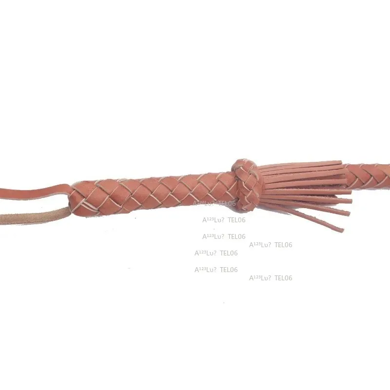Genuine Leather Horse Whip Dog Training Whip Pet Supplies Equestrian Crop Lash Tamer Tool view 2