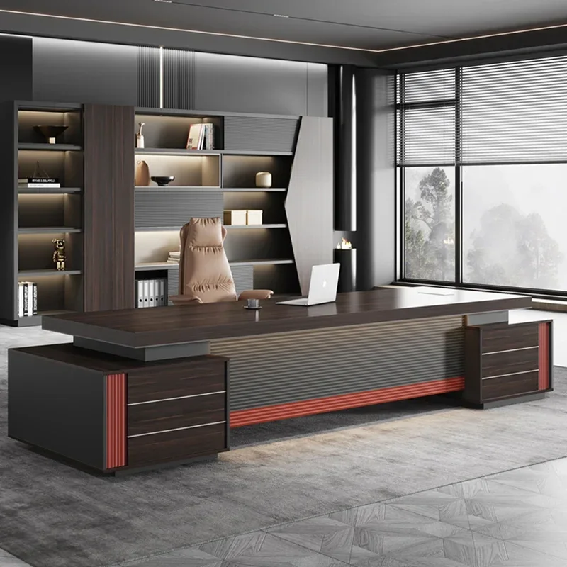 Compact Desk Office Executive Computer Work Workshop Table Supplies Accessories Storage Ergonomic Tavolino Trendy Furniture