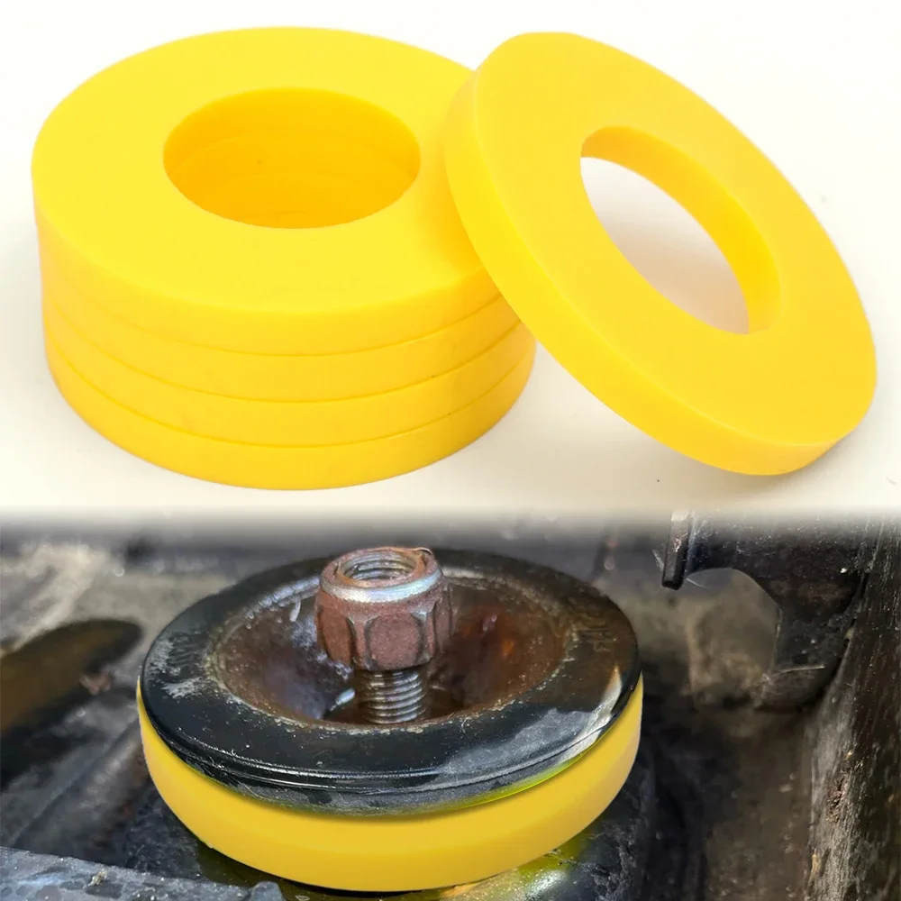 Automotive Front Shock Absorber Tower Rubber Cushion Ring Bushings Universal Front Strut Tower Bearing Washer Noise Reduction