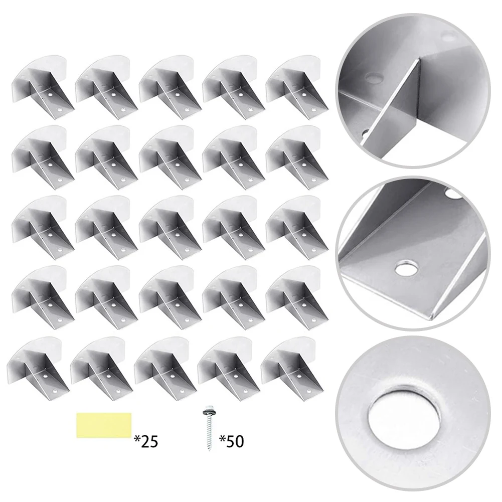 100pcs/1set Snow Guards Compatible For They For Ensure Safety By Stopping Sliding Snow And Ice Prevent Sliding Ice Snow Parts