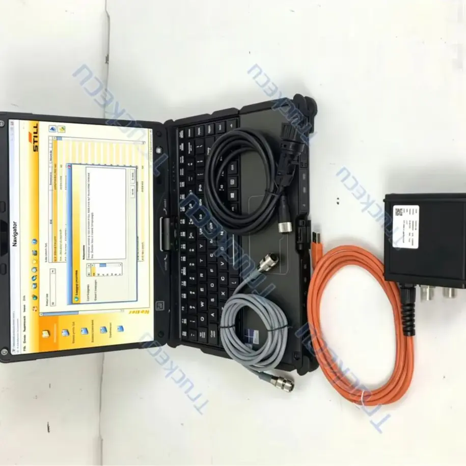 manual usb canbox interface for STILL Forklift Diagnostic Tool for Still Navigator Software+laptop included full set