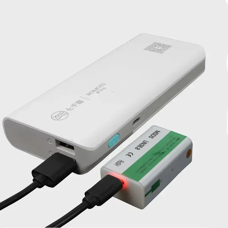 2021แบตเตอรี่ชาร์จวงจร USB รุ่นใหม่9V 5500mAh เหมาะสำหรับกล้องและผลิตภัณฑ์อิเล็กทรอนิกส์ชุดอื่นๆ + สายชาร์จ USB