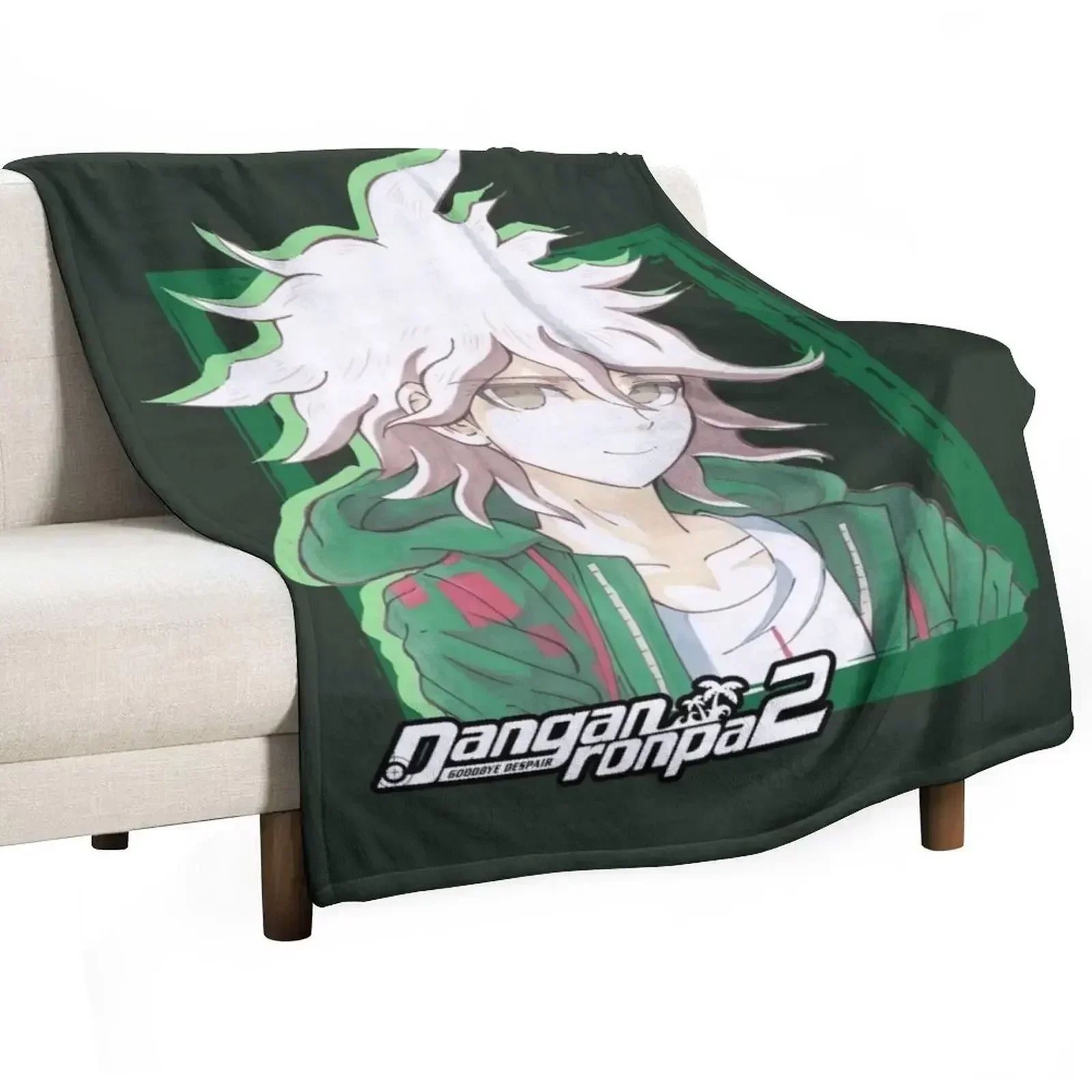 Nagito Komaeda Danganronpa 2 Throw Blanket Men's Soft Warm Throw Blanket for Couch