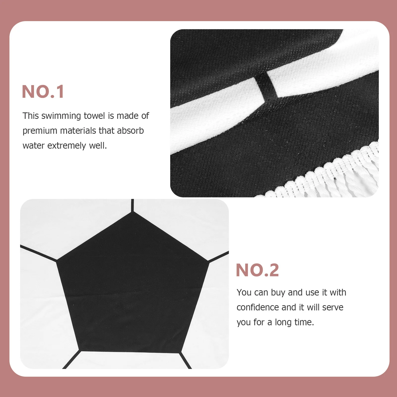 

Microfiber Beach Towel Round 30D Thickened Soft Absorbent Fast Drying Balls Design Towel for Swimming Pool Beach Vacation Travel