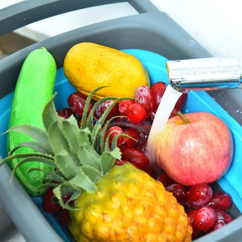 Multipurpose Kitchen Strainer Vegetable Fruit Washing Drain Basket Enduring
