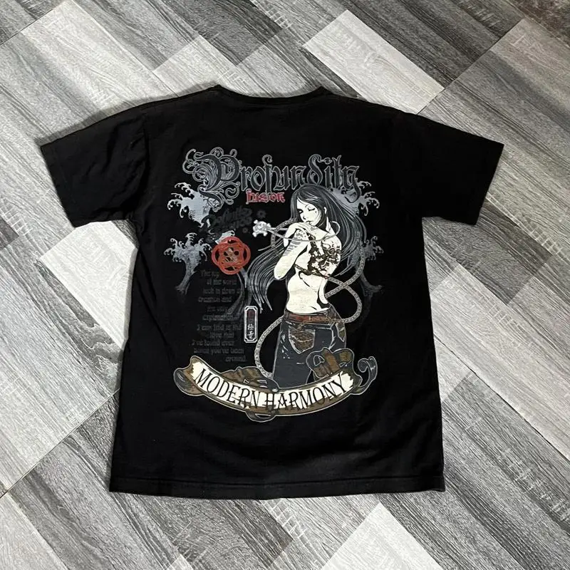 Sukajan Japanese Punk Yamato 2 Sided Vintage Men T Shirt 104083