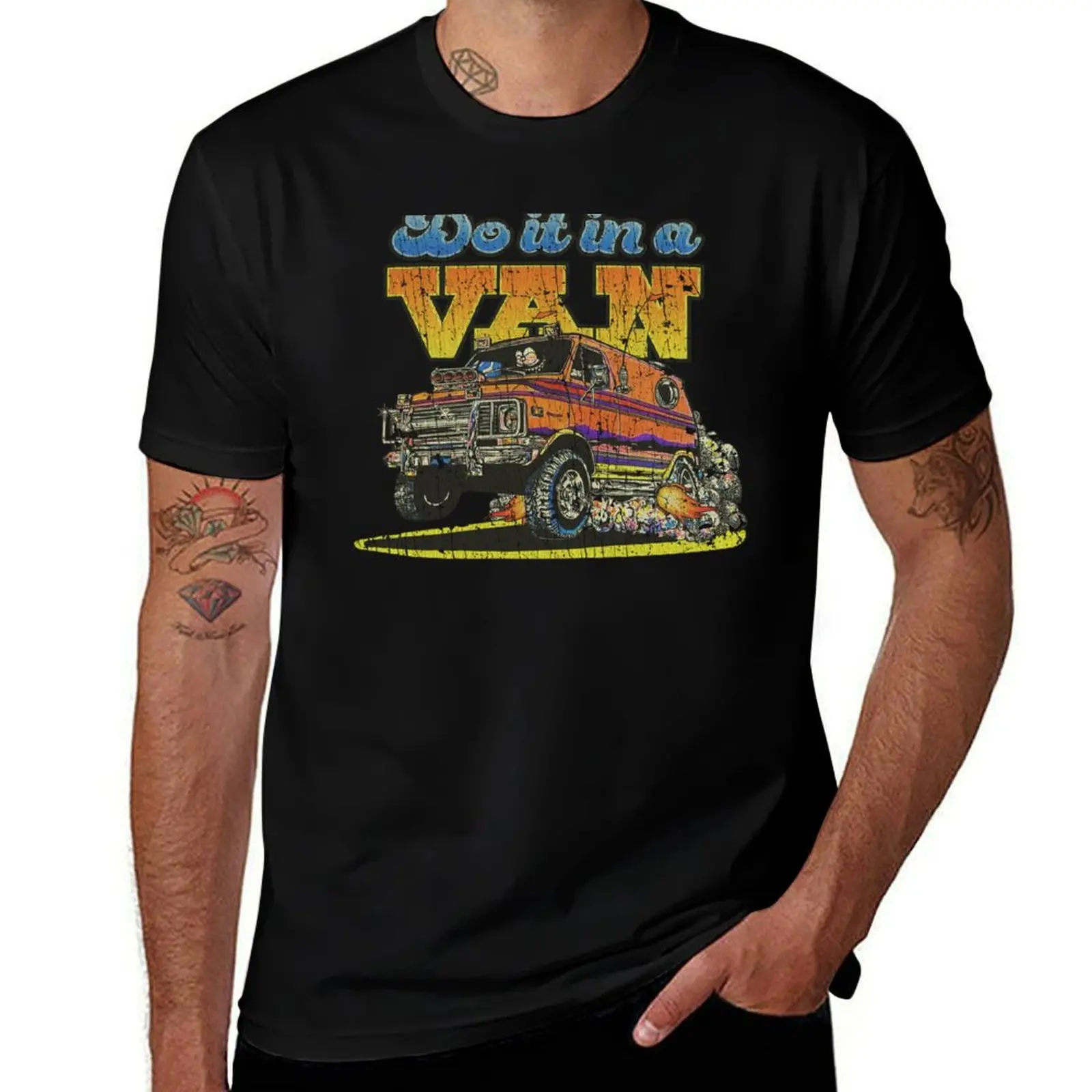 

Do It In A Van Bowtie Edition 1975 T-Shirt blacks Luxury man Clothing blanks Men's t shirts