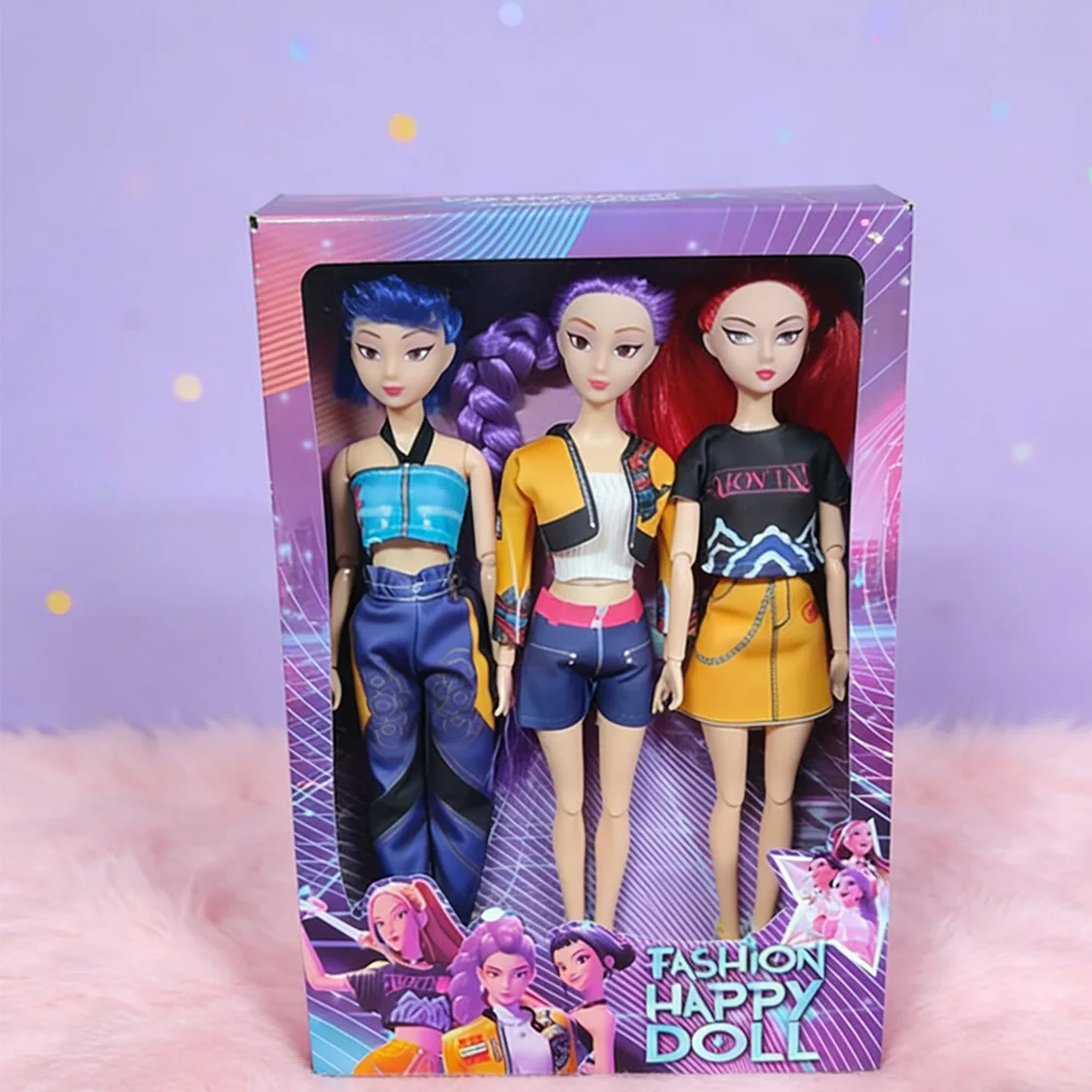 NEW  Anime KPop Demon Hunters Doll Vinyl Toy Rumi Mira zoi Character vinyl Birthday Gift Fan Gifts Hot Seling Action Figure