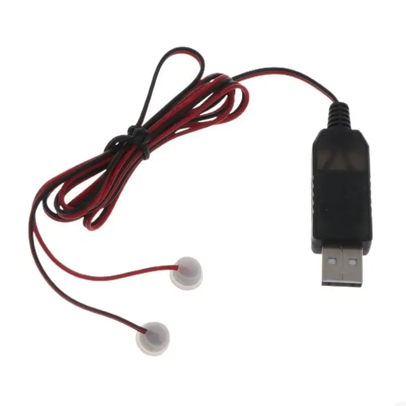 462E 3.7V 14500/10440/17670/16340 Rechargeable Battery Power Cord with Type-C Adapter