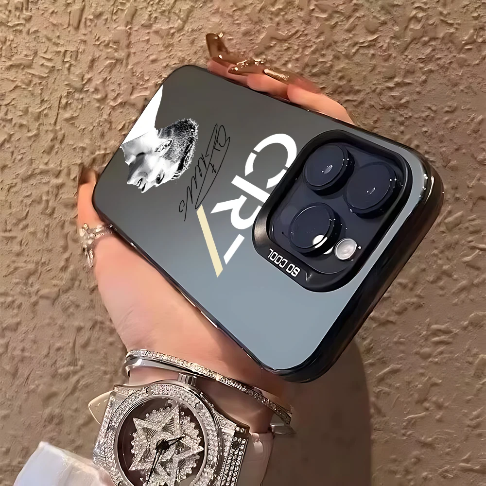 Football Star CR7 Phone Case For iPhone 16 15 14 13 12 11 mini Pro Max X XR XSMAX 8 7 Plus Anti Fall Matte Back Cover - náhled 6