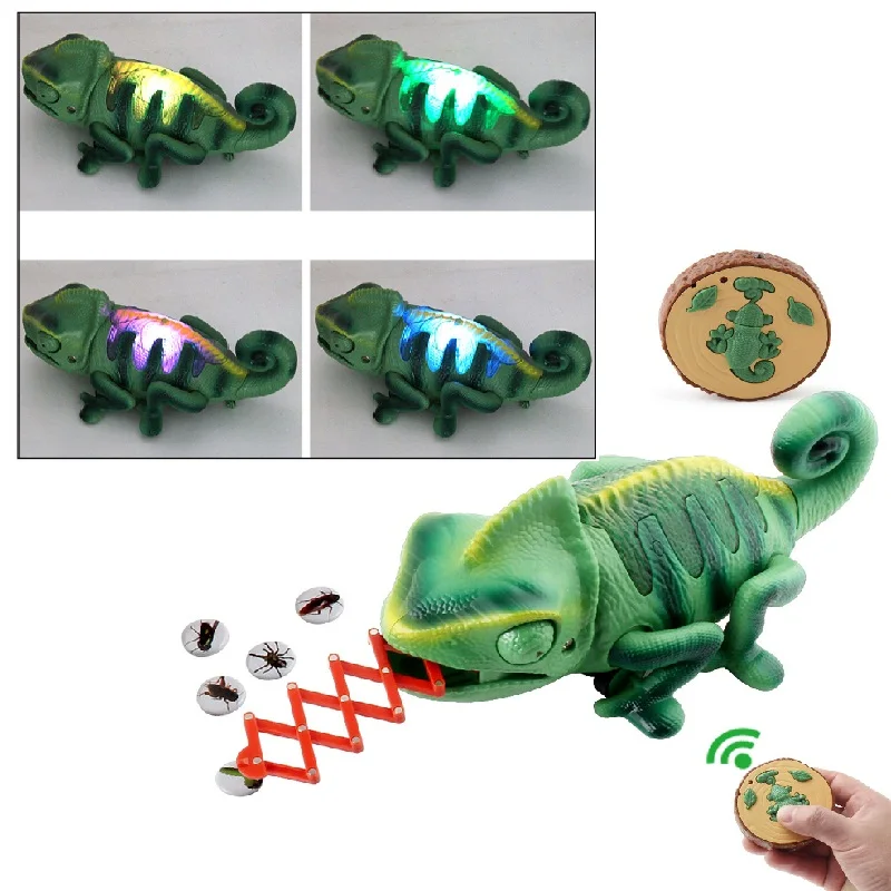 

RC Animals Toys Chameleon Lizard Intelligent Dinosaur Toy Remote Control Toy Electronic Model Reptile Robot for Kid Gifts